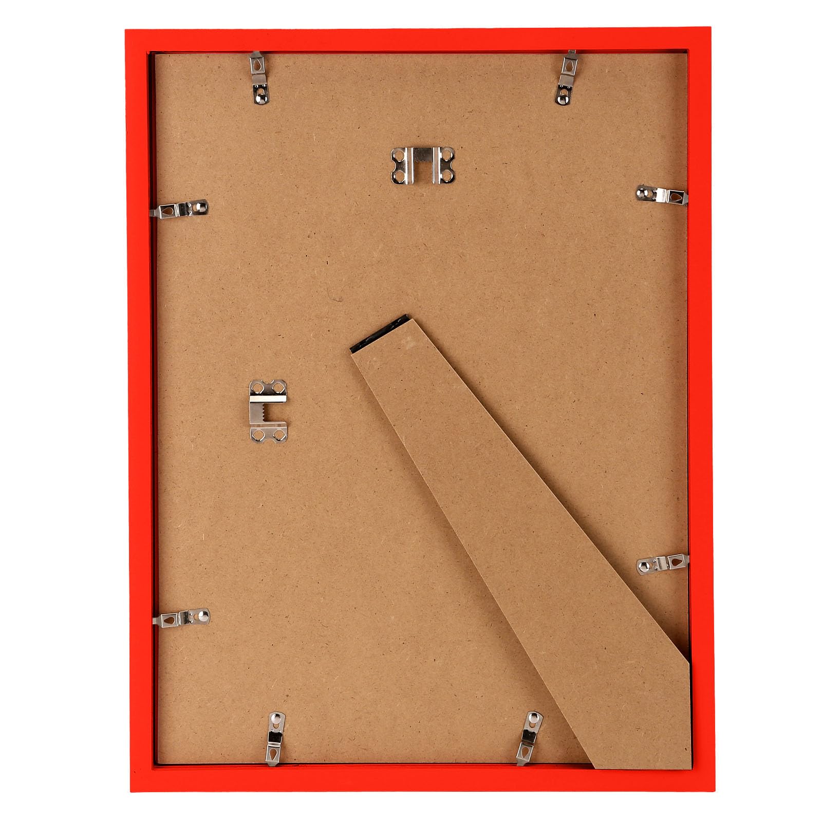 wyooxoo 12x16 Picture Frame Made of Solid Wood Red Photo Frames Display Pictures 11x14 with Mat or 12x16 Without Mat Colorful Fr